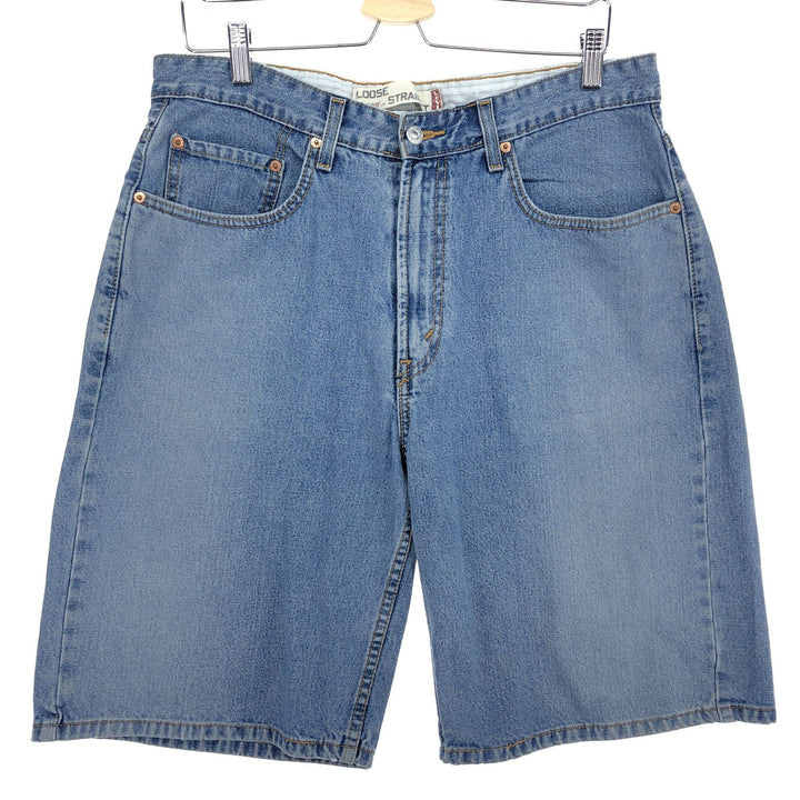 Levi's 569 LOOSE STRAIGHT denim shorts, half pants, men's size w35 / eaa467519