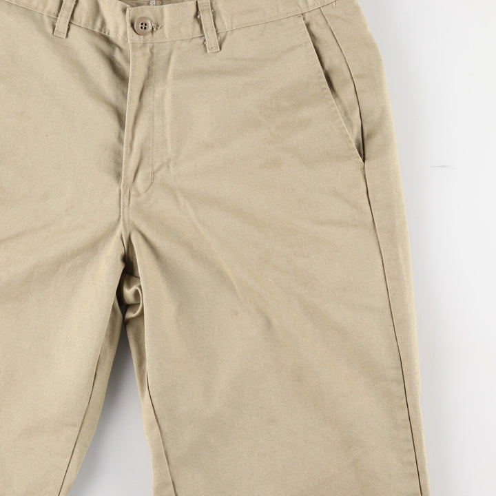 Dickies Work Shorts, Half Pants, Men's, W35 equivalent polyester Beige type Vintage Second Hand