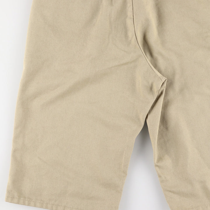 Dickies Work Shorts, Half Pants, Men's, W35 equivalent polyester Beige type Vintage Second Hand