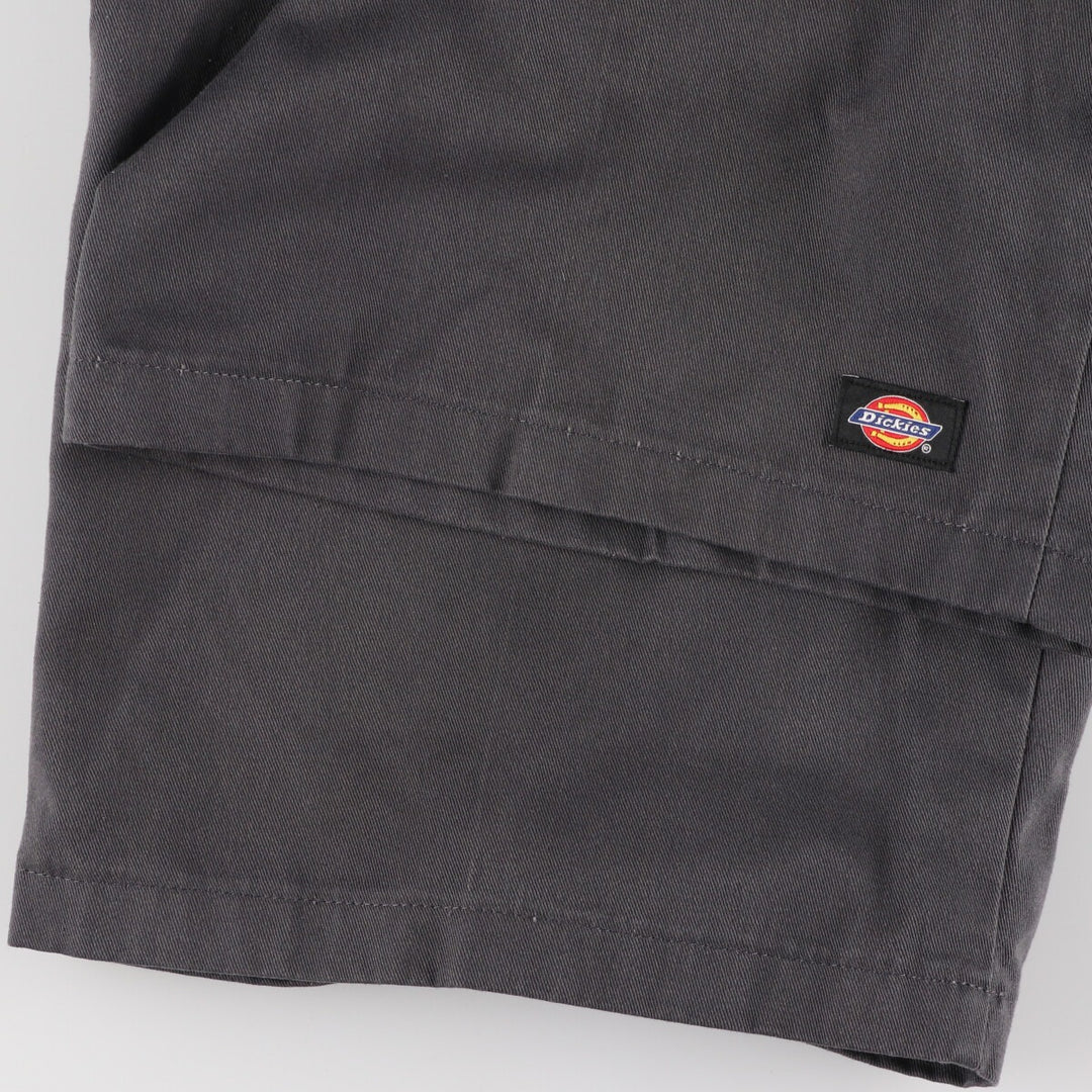 Dickies Loose Fit Work Shorts, Half Pants, Men's, W34 equivalent polyester gray type Vintage Second Hand