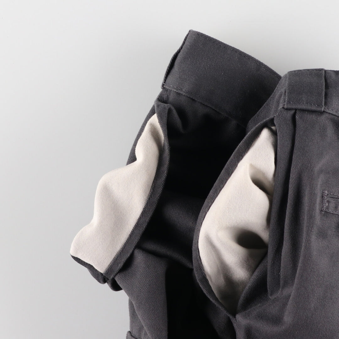 Dickies Loose Fit Work Shorts, Half Pants, Men's, W34 equivalent polyester gray type Vintage Second Hand