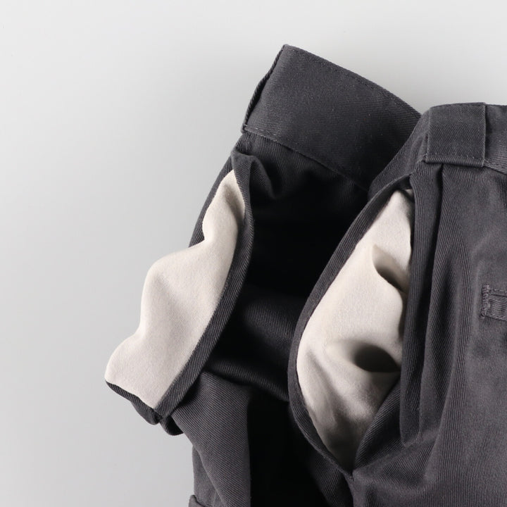 Dickies Loose Fit Work Shorts, Half Pants, Men's, W34 equivalent polyester gray type Vintage Second Hand