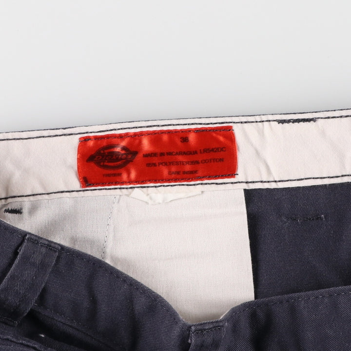 Dickies cargo shorts, half pants, men's, w37 equivalent, vintage polyester navy blue type Vintage Second Hand