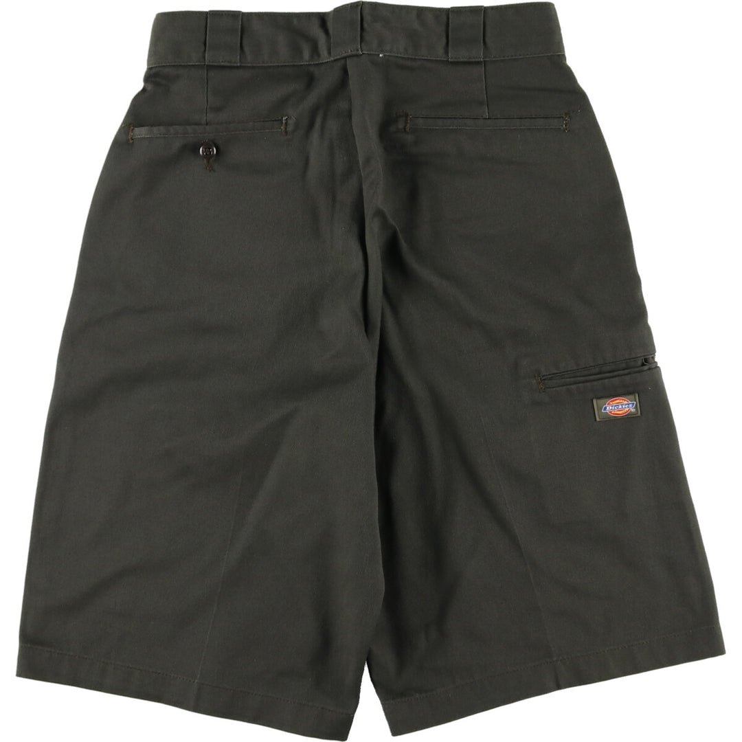 00'S Dickies work shorts, half pants, men's size w30 polyester Khaki type Vintage Second Hand