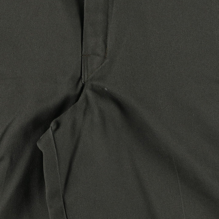 00'S Dickies work shorts, half pants, men's size w30 polyester Khaki type Vintage Second Hand