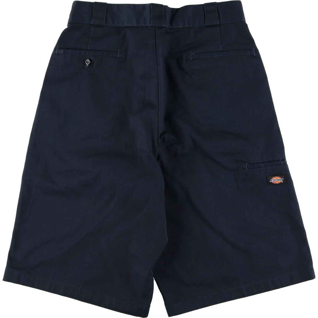 Dickies Loose Fit Work Shorts, Half Pants, Men's, W32 equivalent polyester navy blue type Vintage Second Hand