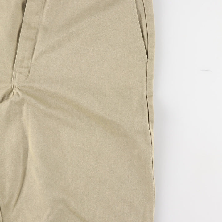 Dickies Loose Fit Work Shorts, Half Pants, Men's, W37 equivalent polyester Beige type Vintage Second Hand