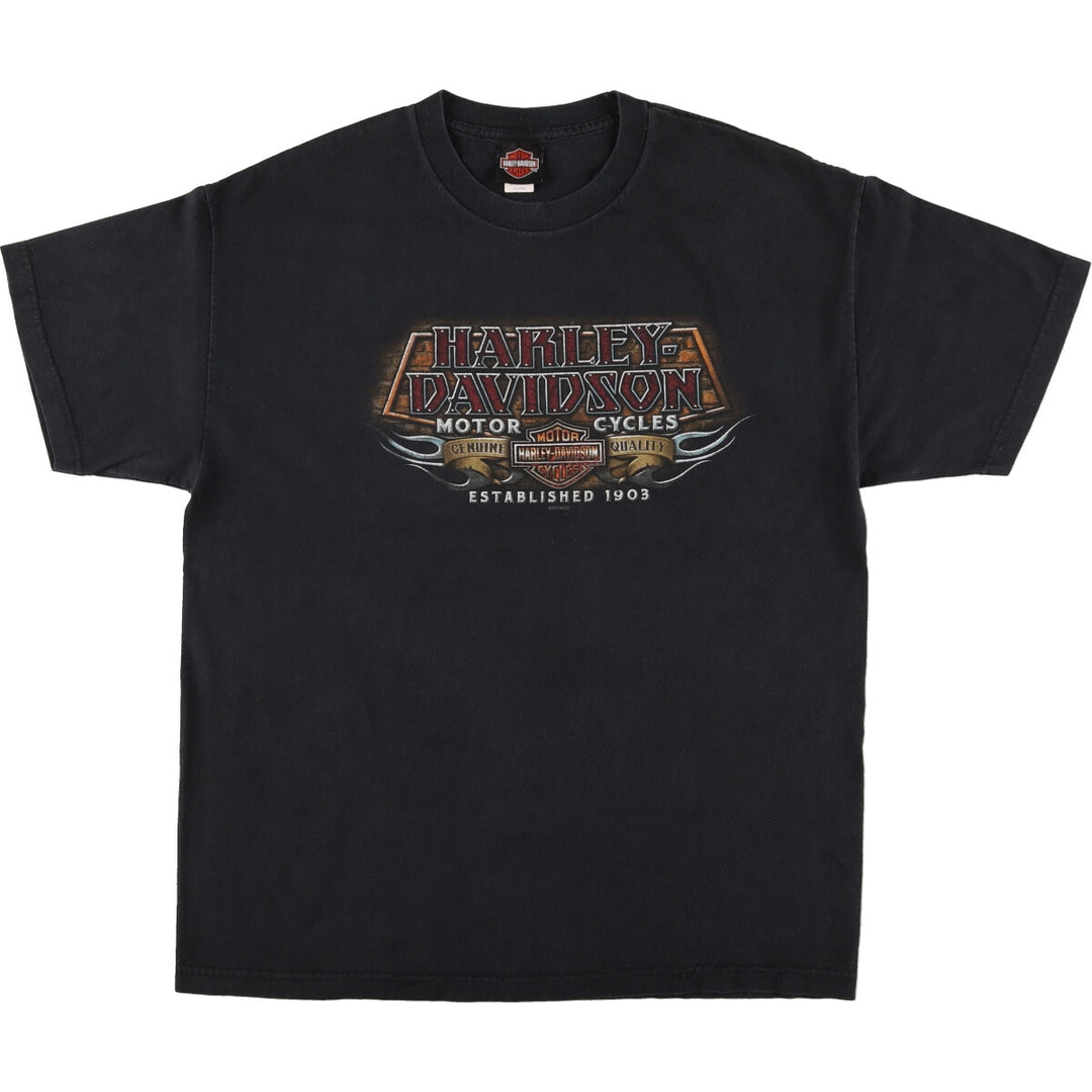 Harley-Davidson Double-sided Print Motorcycle Bike T-shirt Men's XL /eaa467593