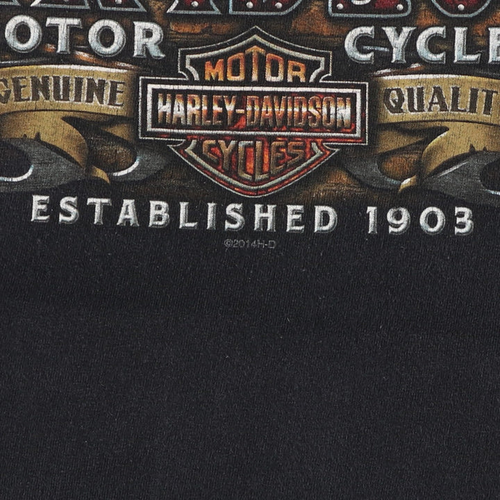 Harley-Davidson Double-sided Print Motorcycle Bike T-shirt Men's XL /eaa467593