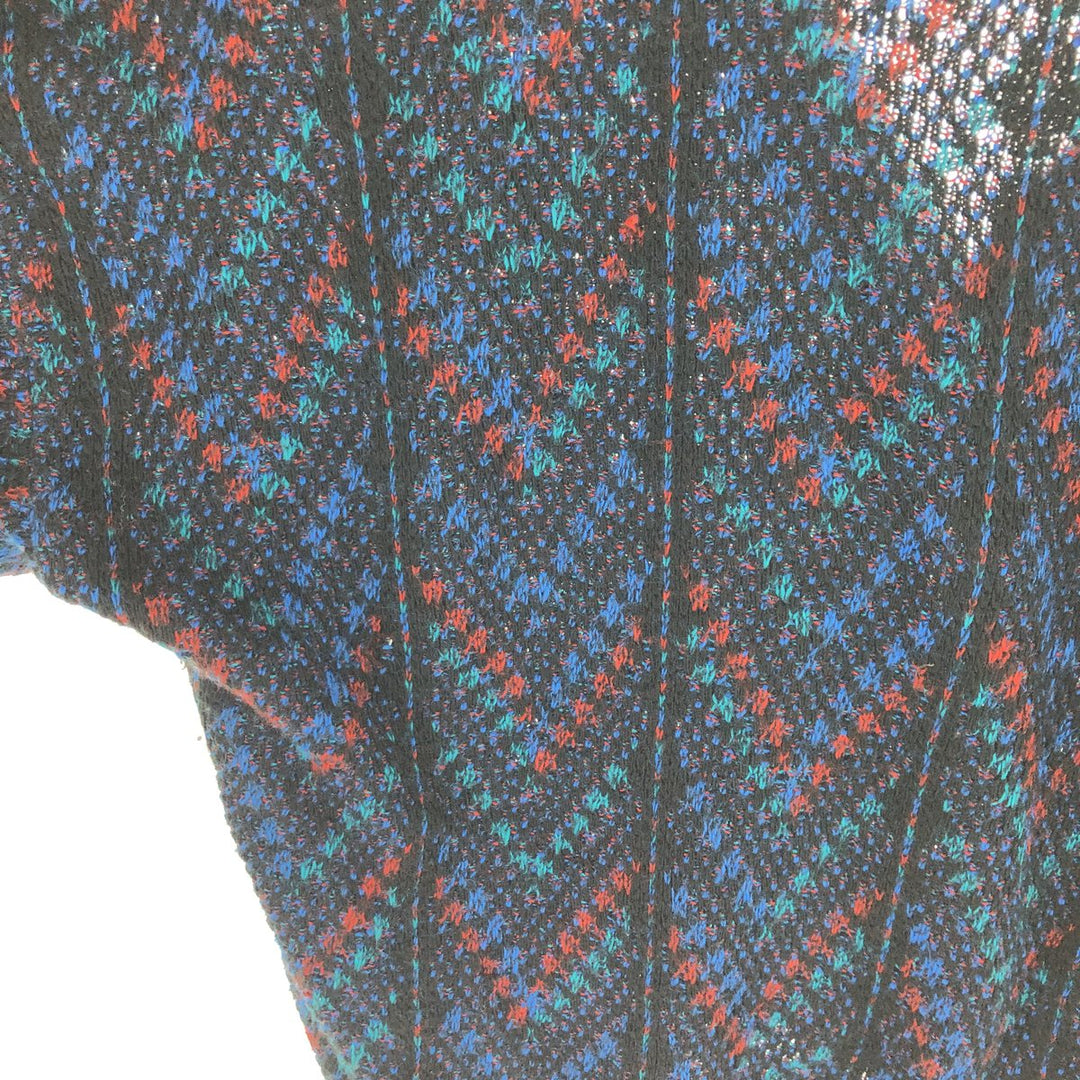 80'S Jantzen all-over print acrylic knit cardigan, made in USA, men's size L, vintage /eaa467650