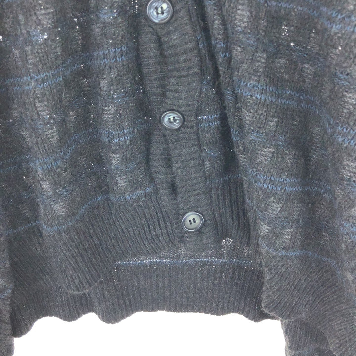 VAN HEUSEN all-over print acrylic knit cardigan, men's size L / eaa467651