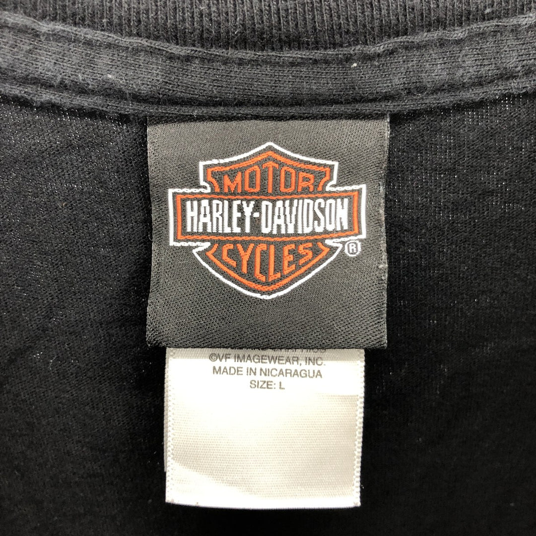 Harley-Davidson Motorcycle Bike T-shirt Men's L size / eaa467702