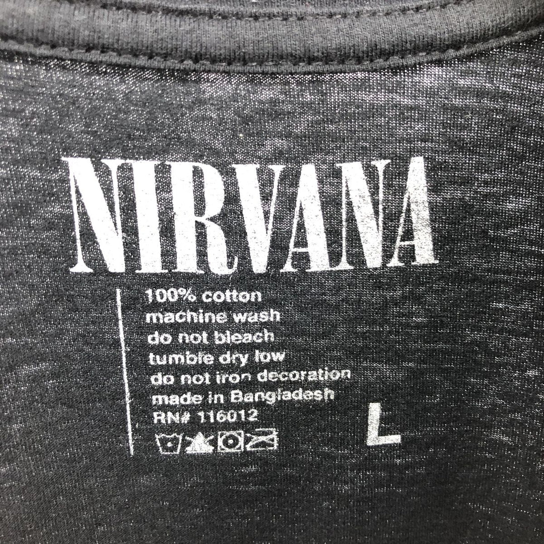 NIRVANA Nirvana Band T-shirt, Band T, Men's L size / eaa467706