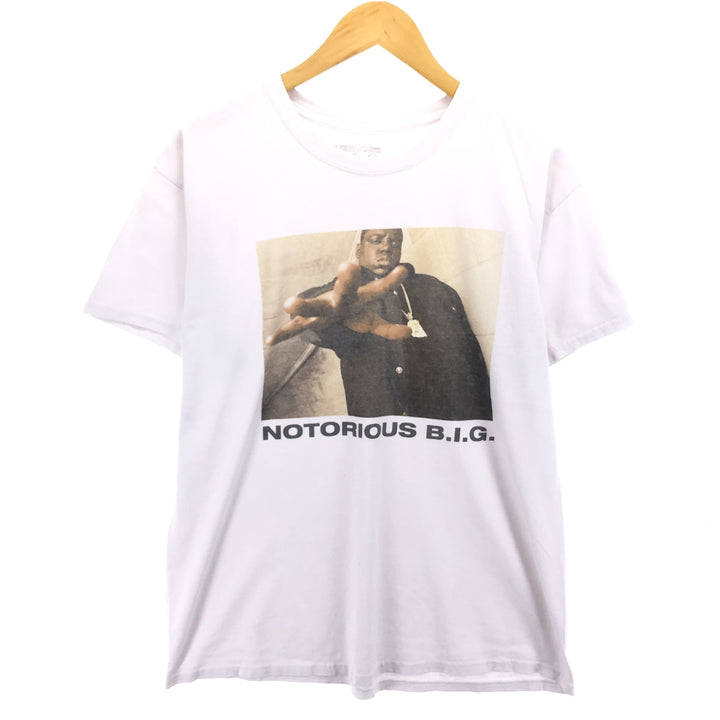 THE NOTORIOUS BIG Notorious BIG Rap T-shirt Rap T Men's L size / eaa467707