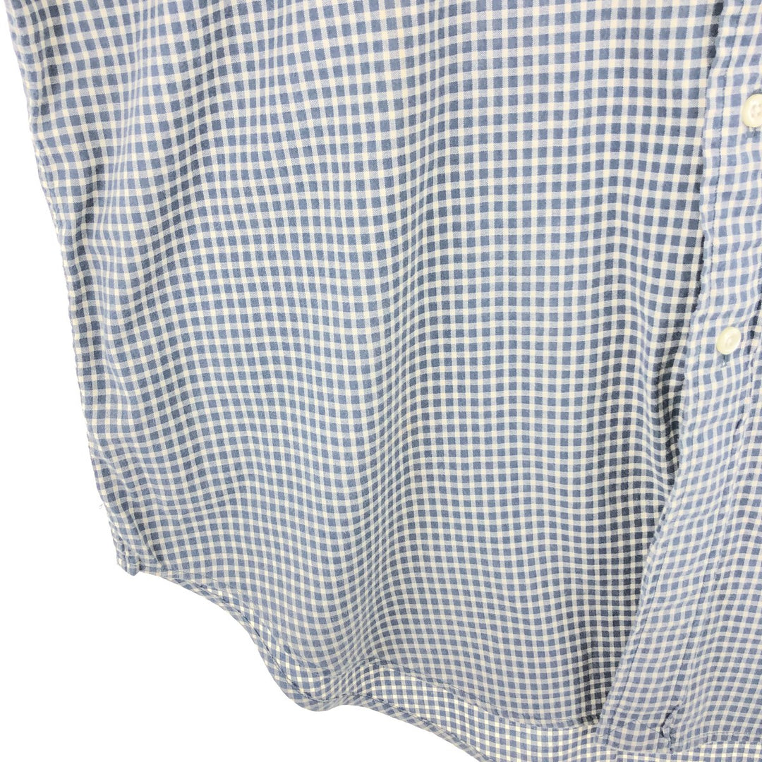 Ralph Lauren BLAIRE short sleeve button down check shirt men's size M / eaa467717