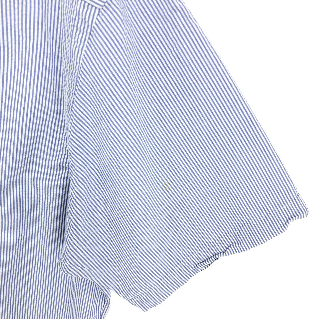 Ralph Lauren Classic Fit short sleeve button down striped shirt, men's XL size / eaa467738