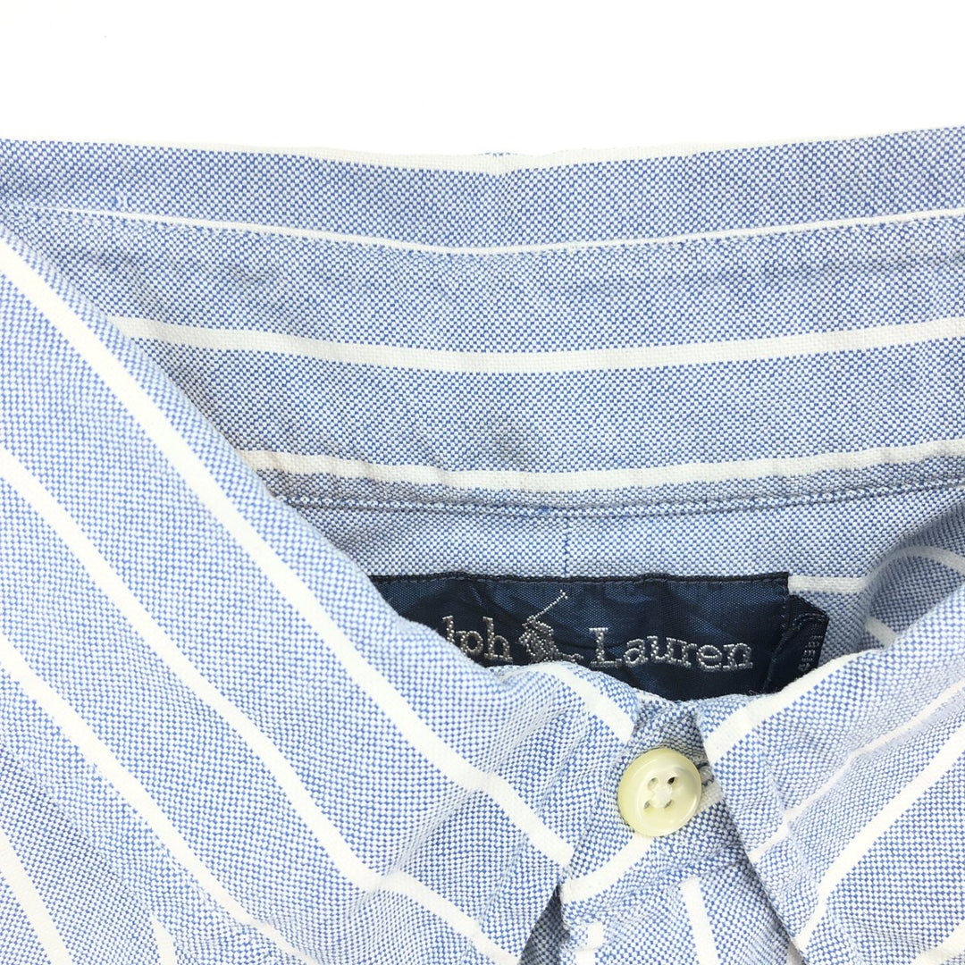 Ralph Lauren BLAKE short sleeve button down striped shirt men's XL equivalent /eaa467740