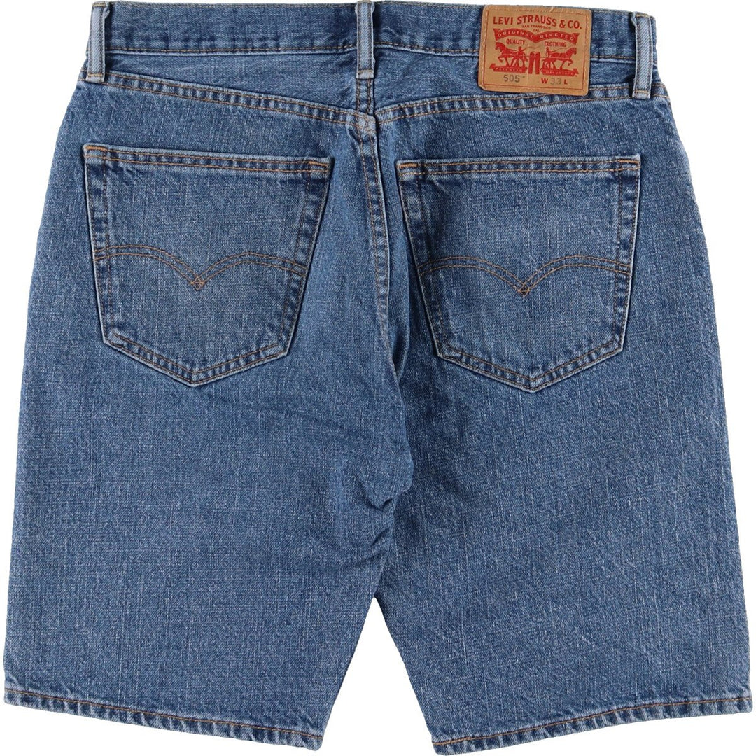 Levi's 505 denim shorts, half pants, men's size W33 equivalent / eaa467753