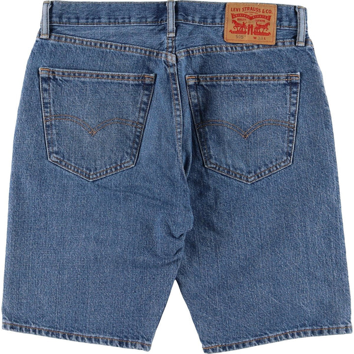 Levi's 505 denim shorts, half pants, men's size W33 equivalent / eaa467753