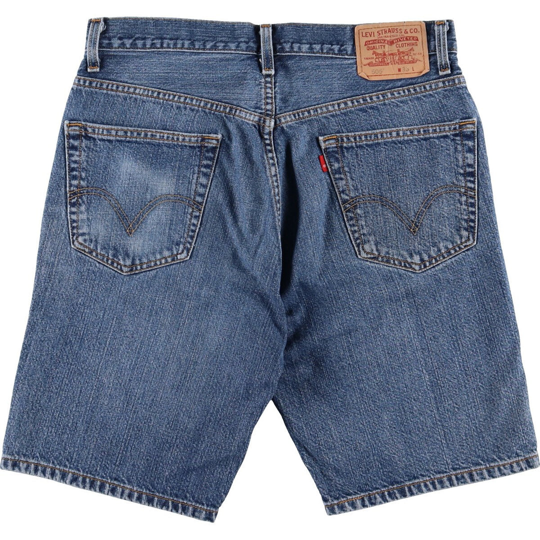 Levi's 505 REGULAR FIT denim shorts, half pants, men's size W33 / eaa467756