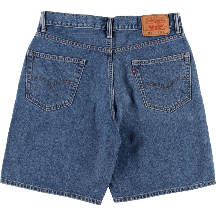 Levi's 550 denim shorts, short pants for men, size W34 equivalent / eaa467757