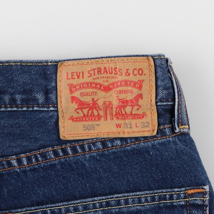 Levi's 505 tapered denim pants for men, equivalent to W30 / eaa467802