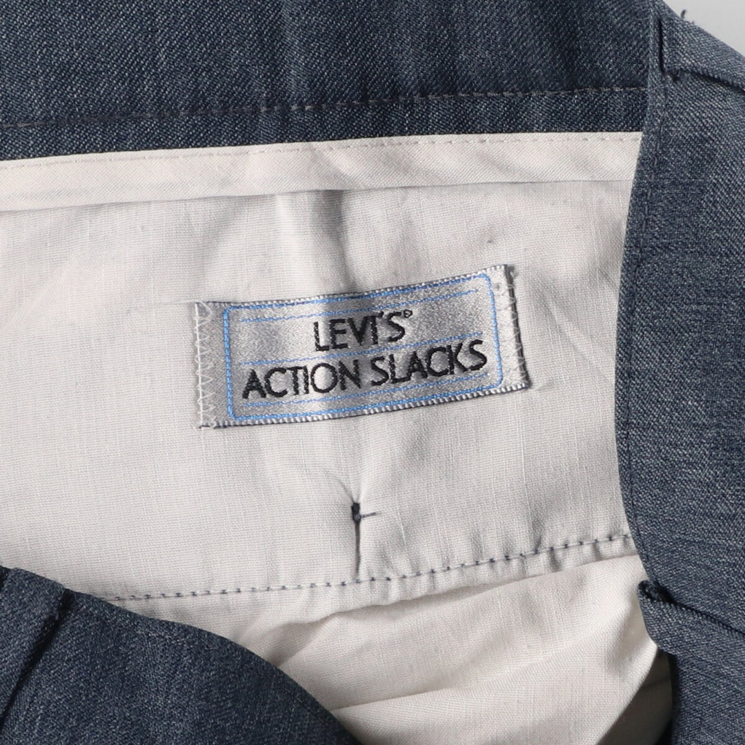 80's Levi's ACTION SLACKS STA-PREST Sta-Prest slacks pants for men, size W33, vintage / eaa467831