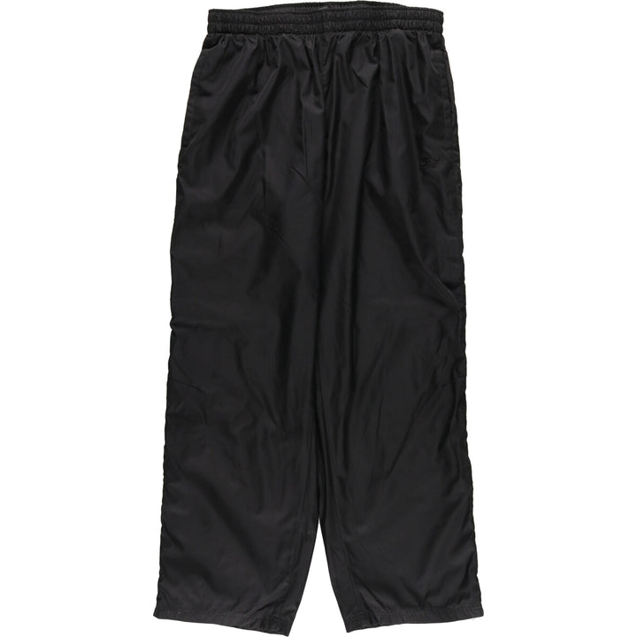 Starter Warm-up Pants, Nylon Pants, Shaka Shaka Pants, Men's L size polyester black type Vintage Second Hand