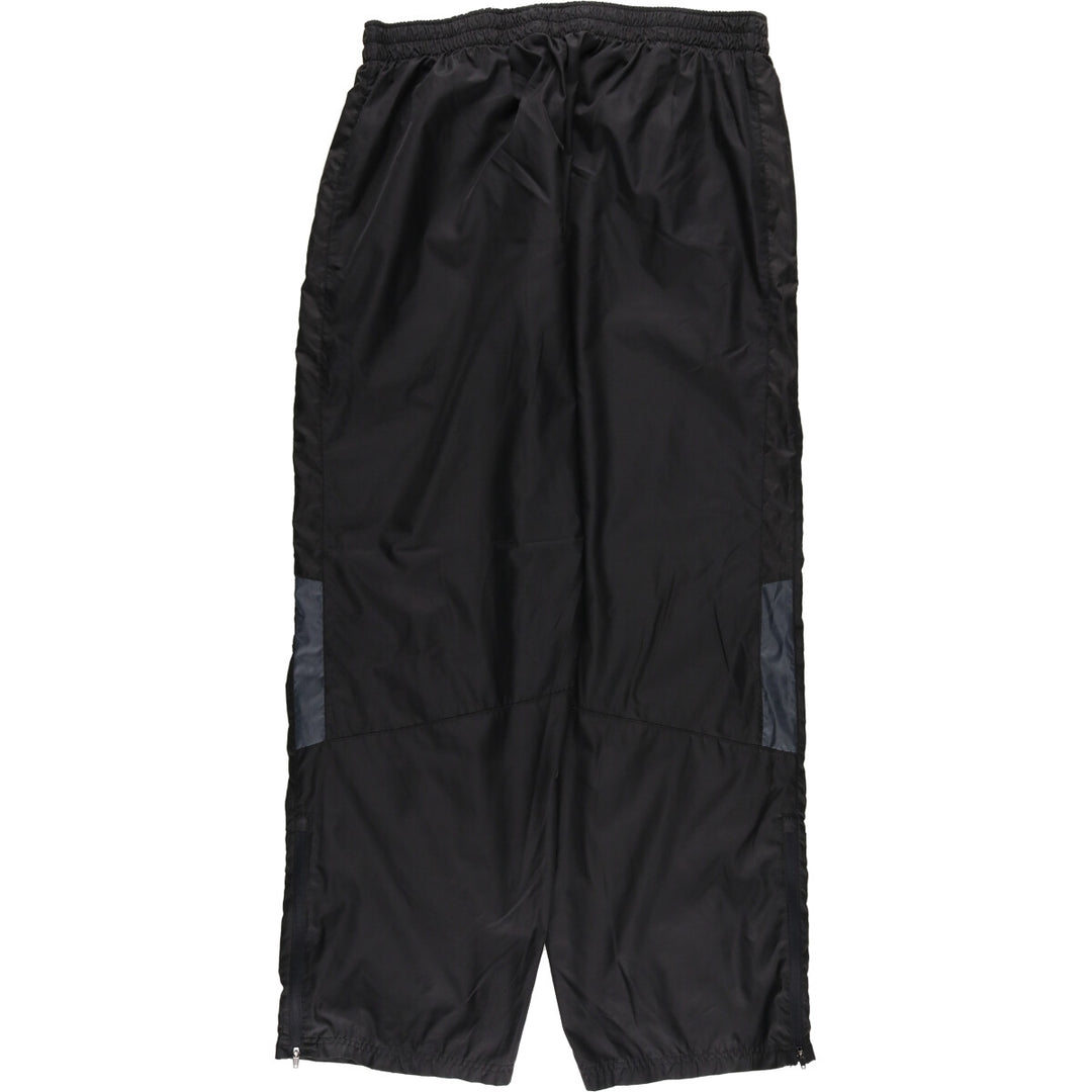 Starter Warm-up Pants, Nylon Pants, Shaka Shaka Pants, Men's L size polyester black type Vintage Second Hand