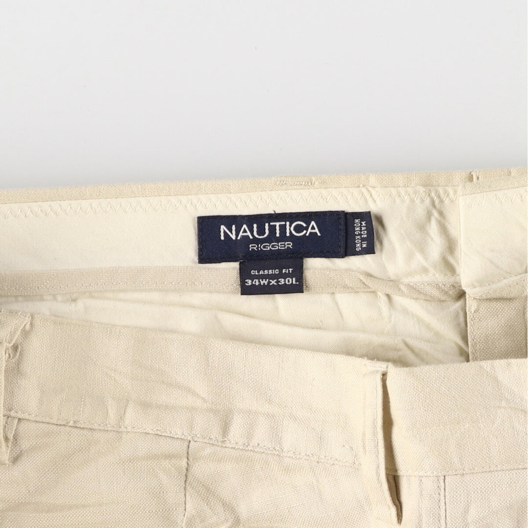 NAUTICA RIGGER Two-pleat Cotton Slacks Pants for Men, Size W35 / eaa467870