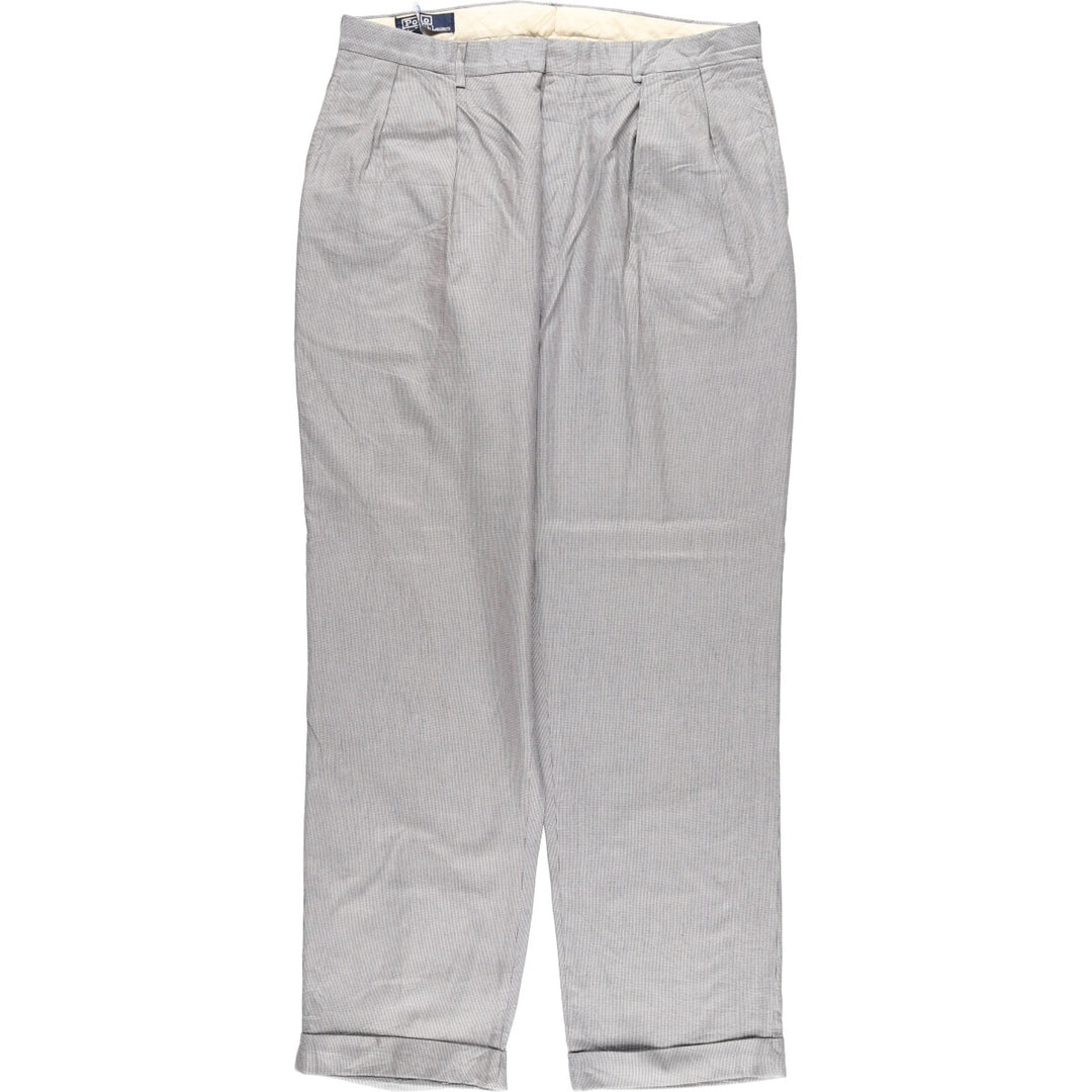 Ralph Lauren POLO by Ralph Lauren Two-pleat cotton slacks pants for men, size W37 / eaa467886