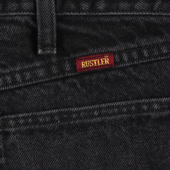 RUSTLER Black Denim Straight Denim Pants Men's W36 equivalent /eaa467890