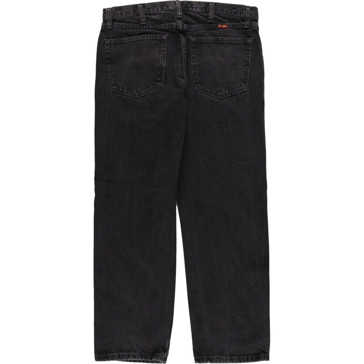 RUSTLER Black Denim Straight Denim Pants Men's W35 equivalent /eaa467892