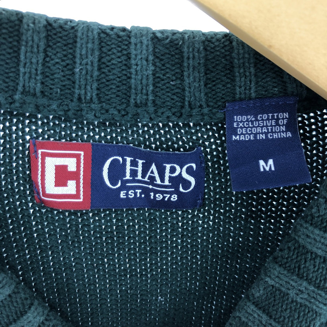 CHAPS Cotton Knit Sweater Men's M Size /eaa467912