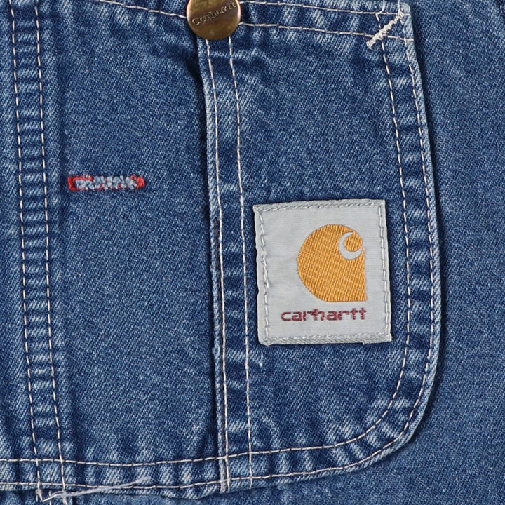 90'S Carhartt denim overalls, made in the USA, men's size w33, vintage /eaa467925