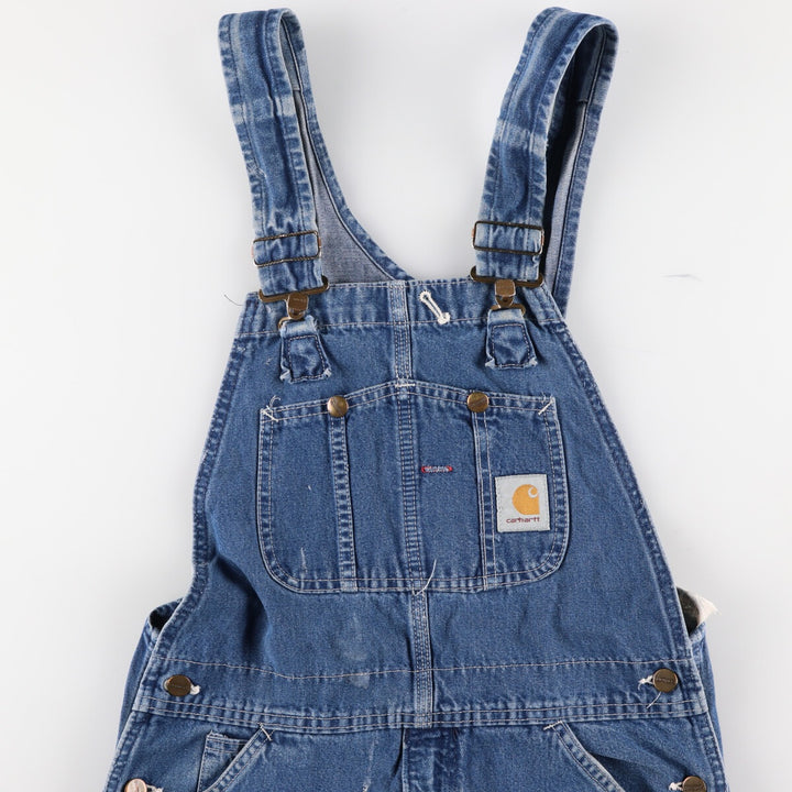 90'S Carhartt denim overalls, made in the USA, men's size w33, vintage /eaa467925