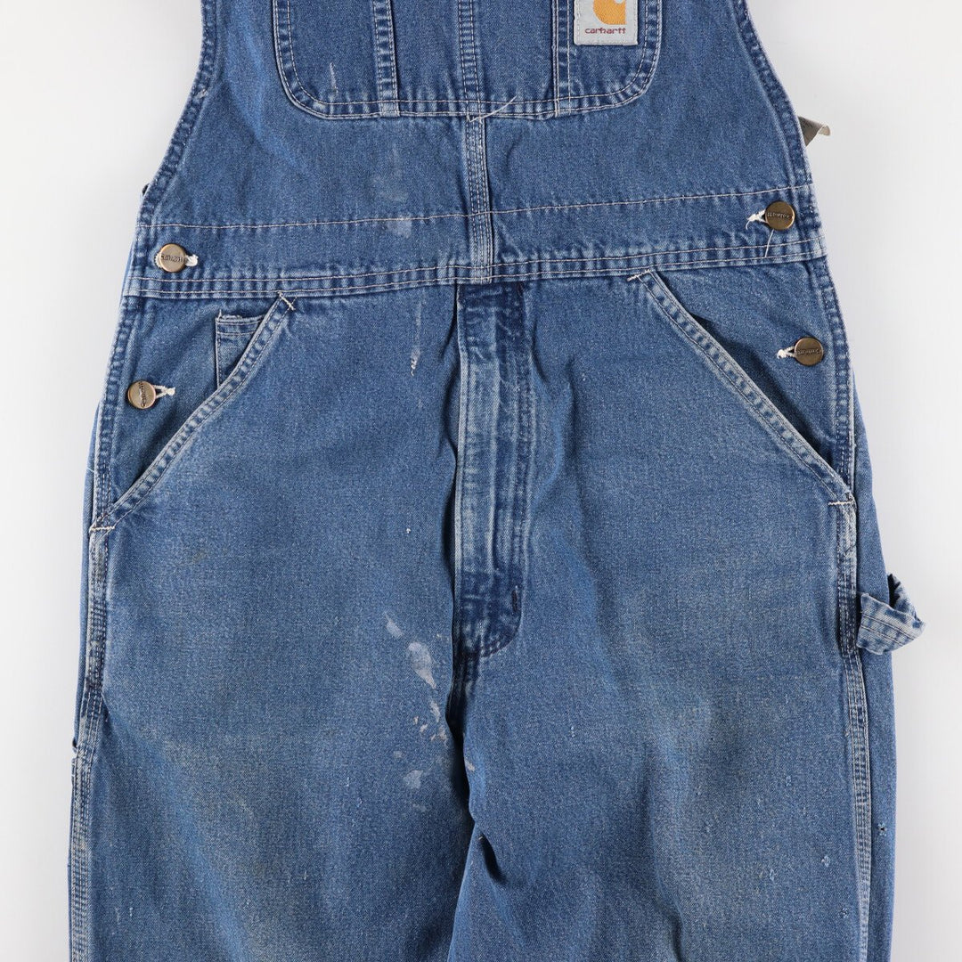 90'S Carhartt denim overalls, made in the USA, men's size w33, vintage /eaa467925