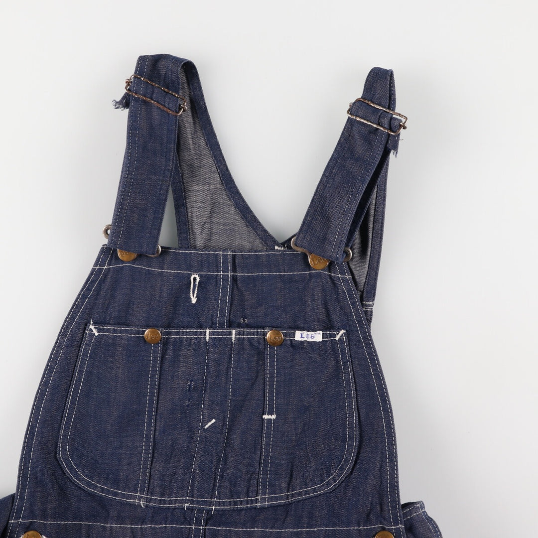 70'S Lee Bat-dyed Denim Overalls, Made in USA, Men's, W32, Vintage /eaa467978