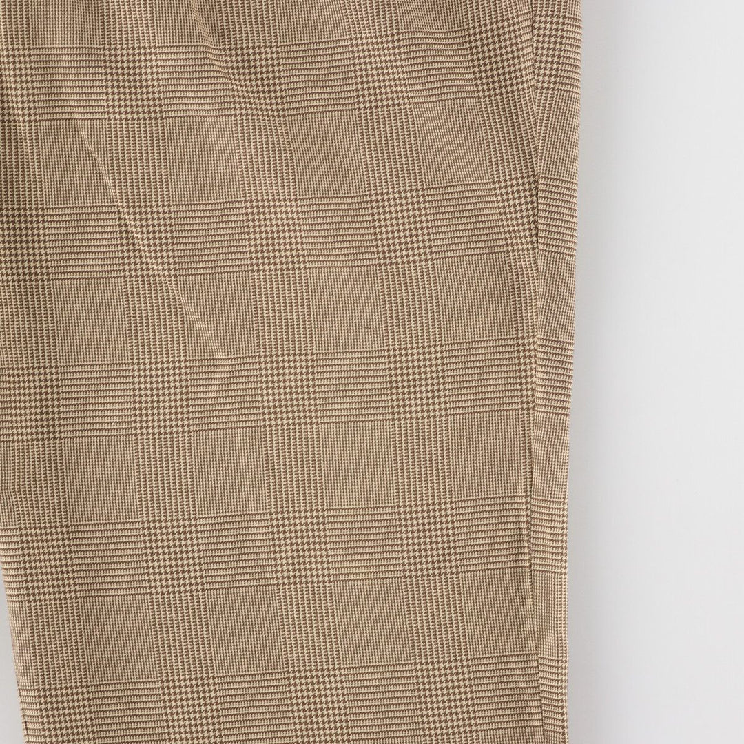 Ralph Lauren POLO by Ralph Lauren Houndstooth Pattern Two-pleat Cotton Slacks Pants Men's W36 / eaa467982
