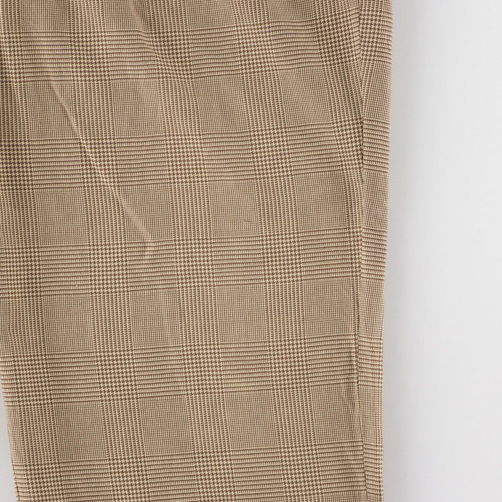 Ralph Lauren POLO by Ralph Lauren Houndstooth Pattern Two-pleat Cotton Slacks Pants Men's W36 / eaa467982