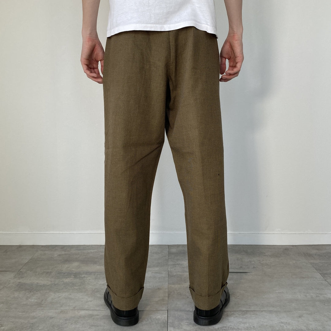 90s~ Tommy Hilfiger TOMMY HILFIGER Two-pleat slacks wide pants men's w32 equivalent vintage / eaa467985