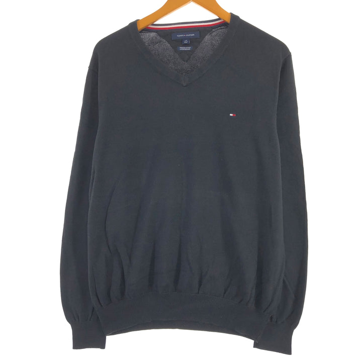 Tommy Hilfiger TOMMY HILFIGER V-neck cotton knit sweater Men's L size / eaa468000