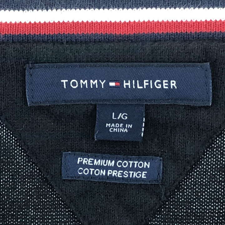 Tommy Hilfiger TOMMY HILFIGER V-neck cotton knit sweater Men's L size / eaa468000