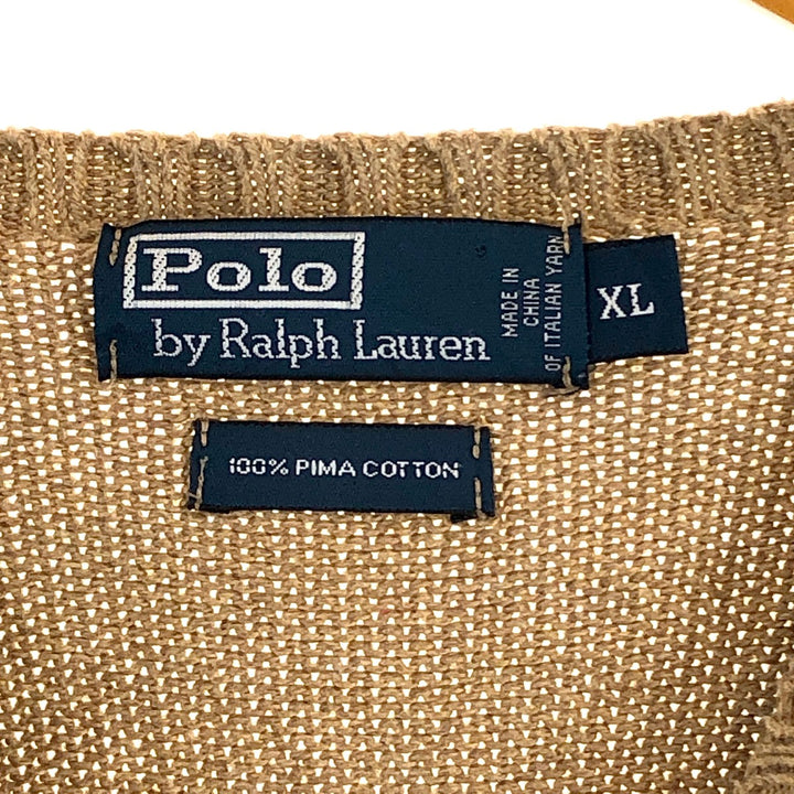 Ralph Lauren POLO by Ralph Lauren Pima cotton knit sweater, men's XL size / eaa468030