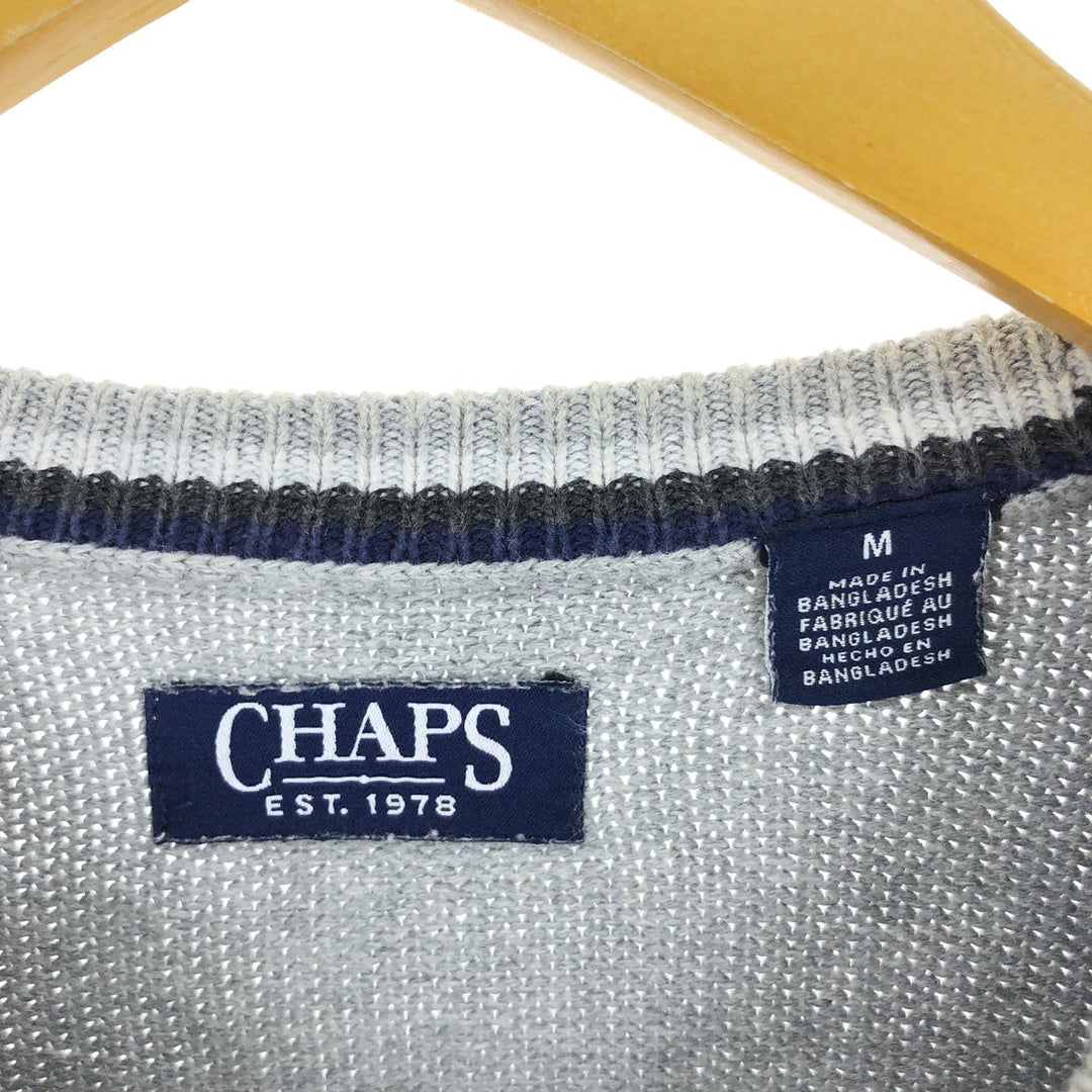 CHAPS Cotton Knit Sweater Men's M Size / eaa468043