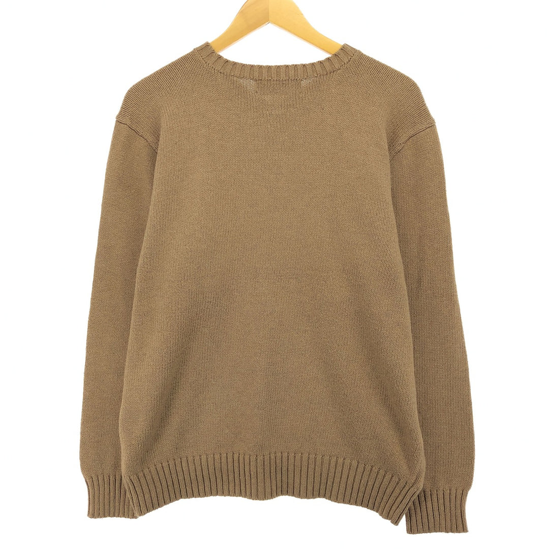 Ralph Lauren POLO by Ralph Lauren V-neck cotton knit sweater, men's size L / eaa468104