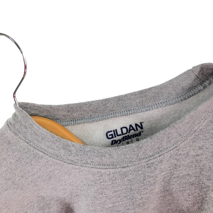 Gildan GILDAN back print sweatshirt, trainer, men's size L /eaa468133