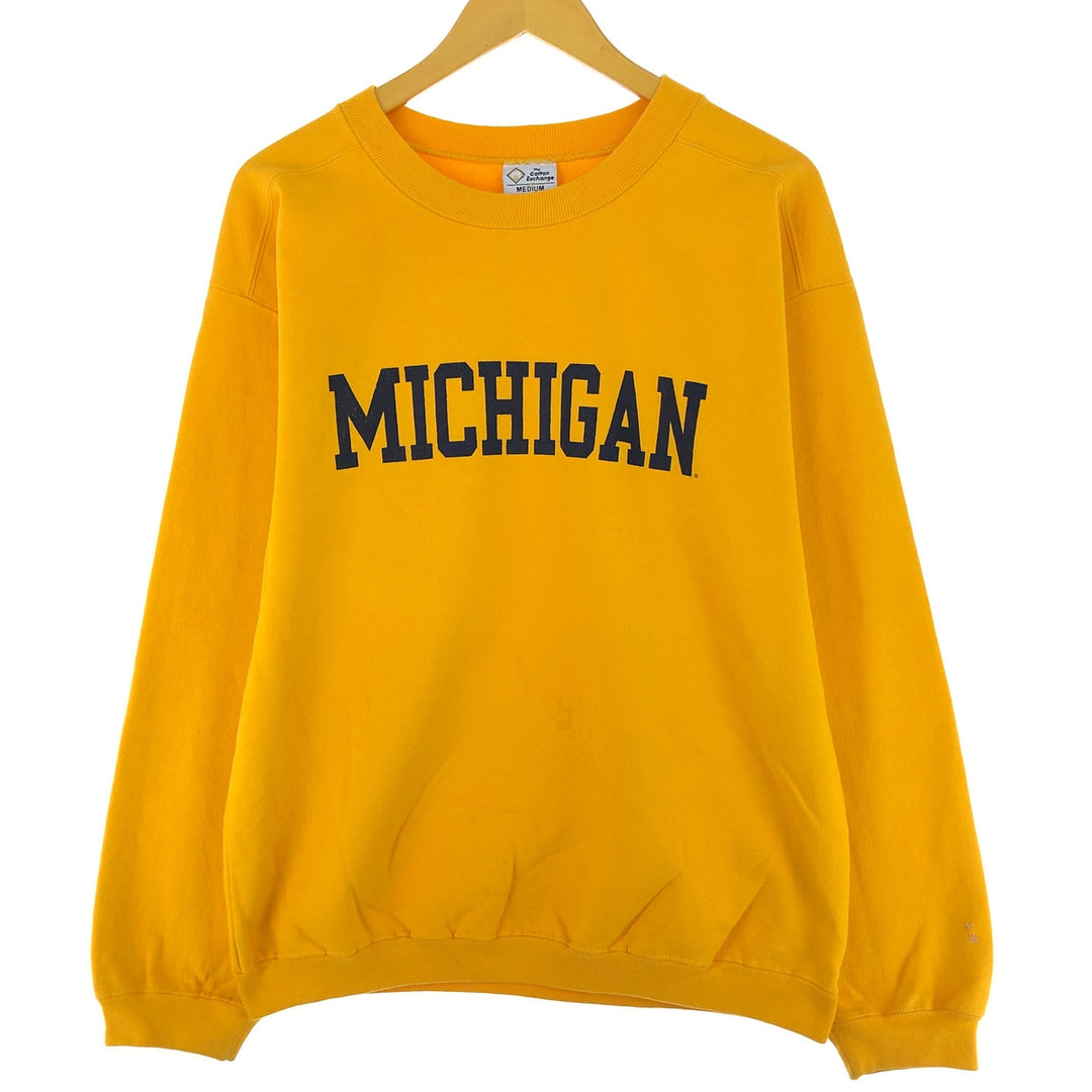 90'S THE COTTON EXCHANGE University of Michigan college sweatshirt, sweatshirt, made in USA, men's size M, vintage /eaa468198