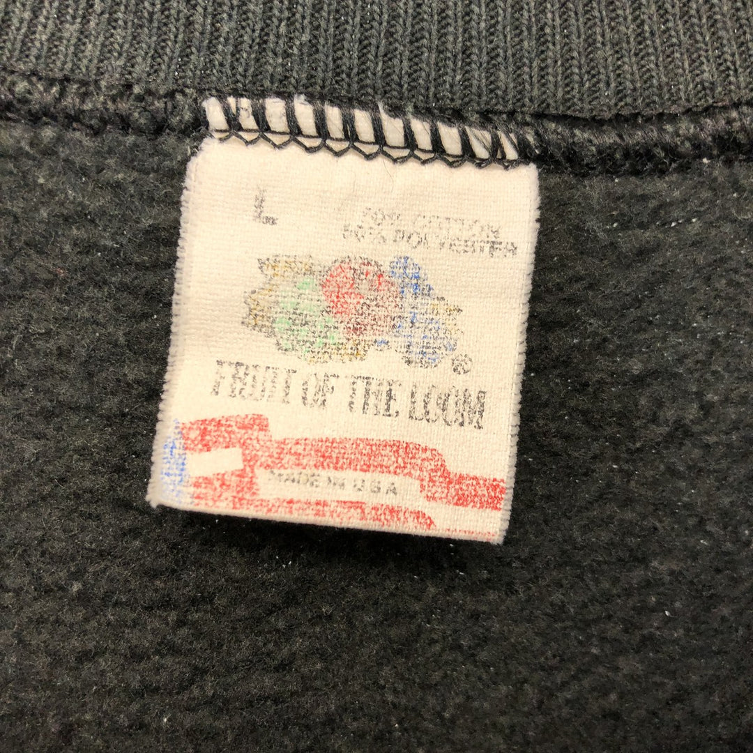 90'S Fruit of the Loom College Sweatshirt, Made in USA, Men's Size L, Vintage /eaa468199