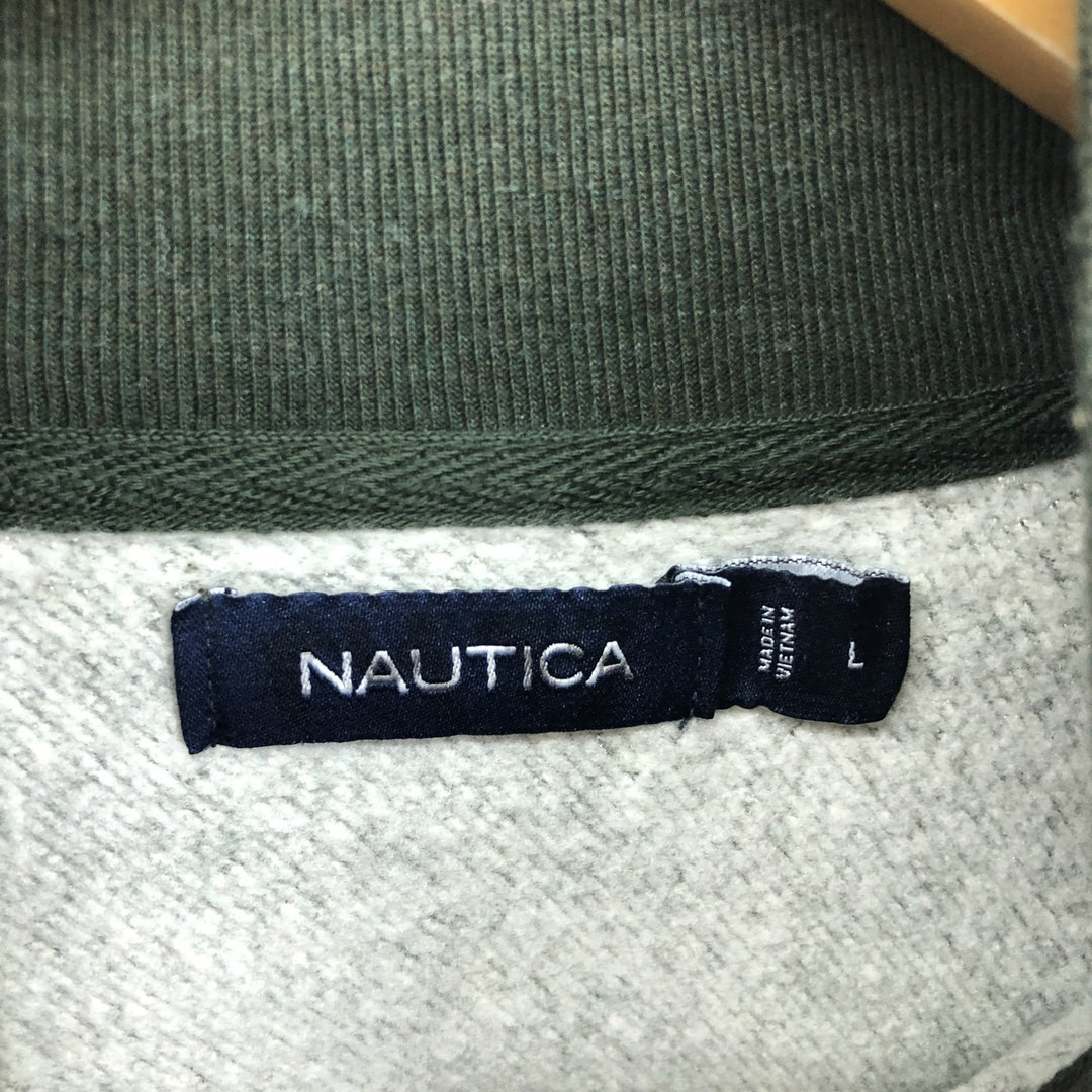 00'S NAUTICA Half-Zip Sweatshirt Trainer Men's L size / eaa468224